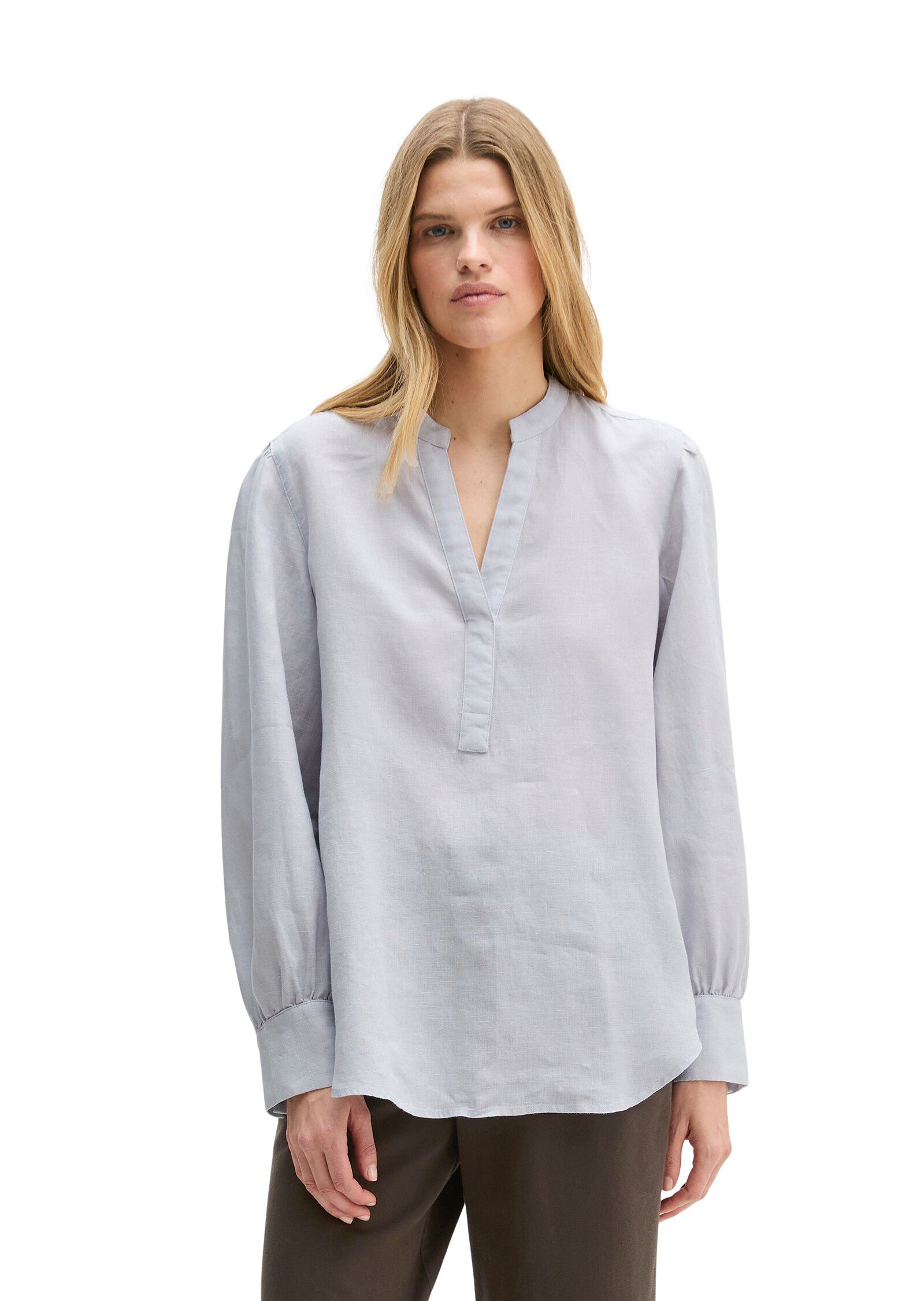 Blouse, a-shape, pleat detail at ce