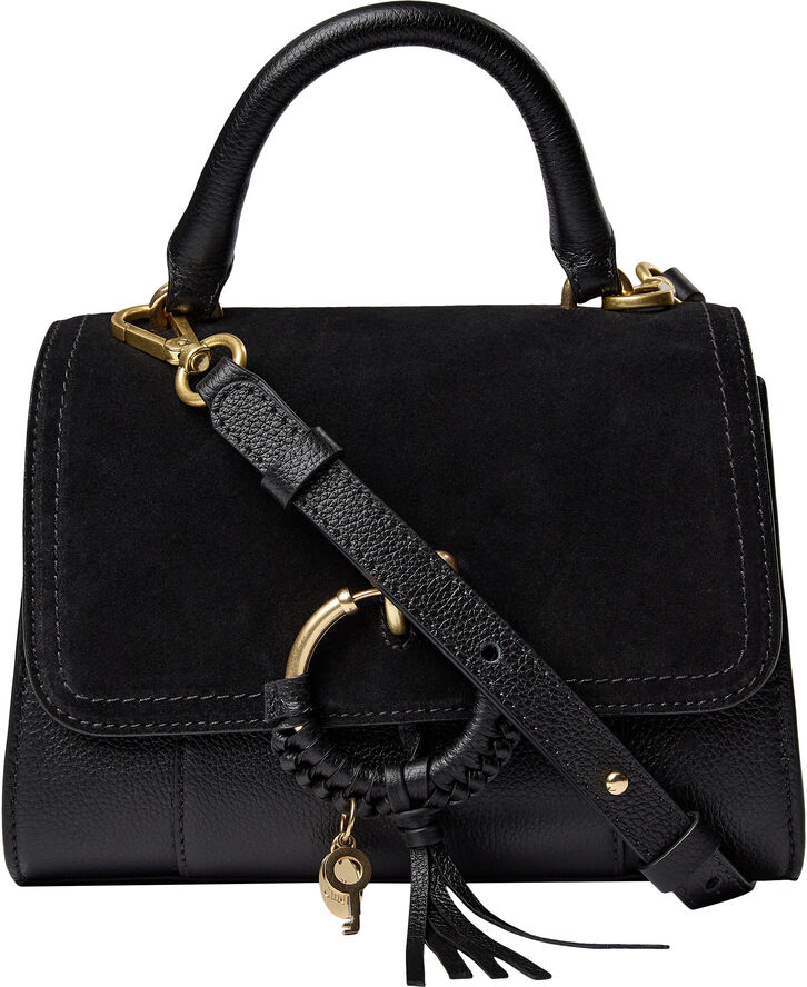 JOAN SHOULDER BAG, Black, Single size