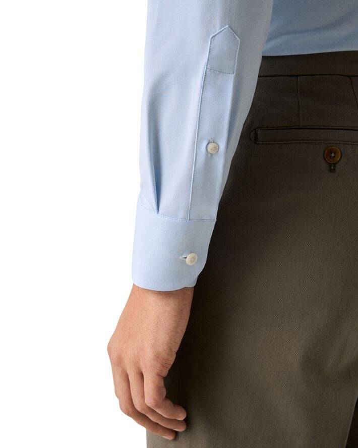 White Four-Way Stretch Shirt - Slim Fit