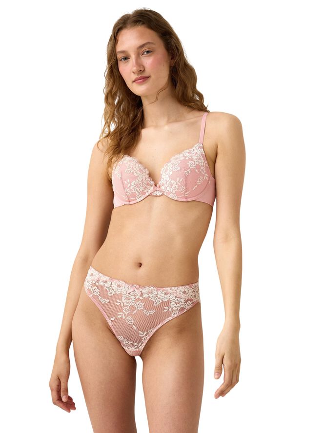 Malva pushup-bh med blonder