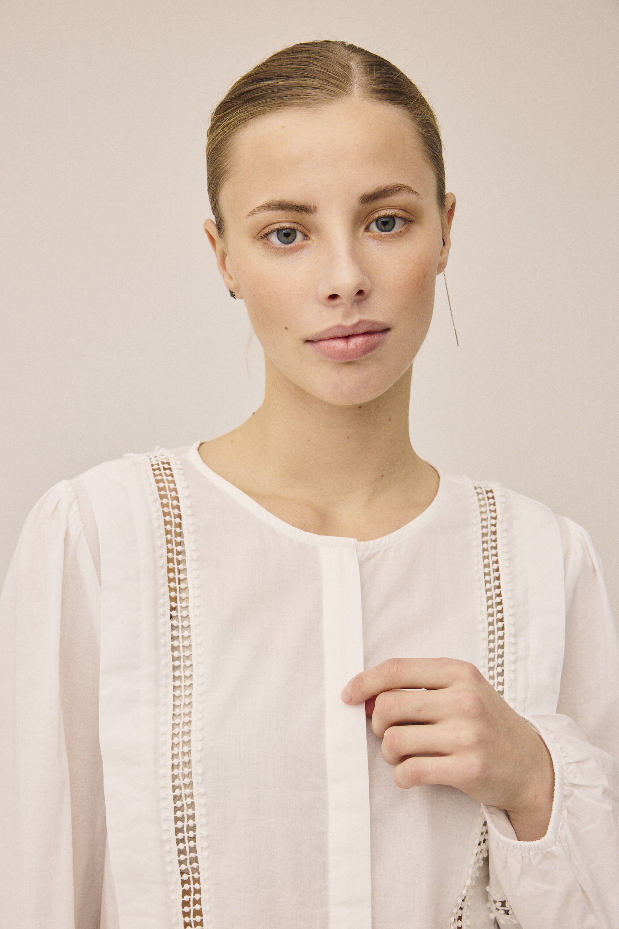 Isolde 2 Voile Blouse - 100% Organic Cotton GOTS