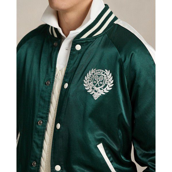 Wimbledon Satin Baseball Jacket