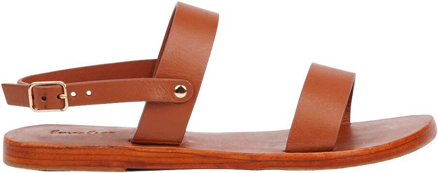 SAMO - LEATHER SANDAL W/ HEEL STRAP
