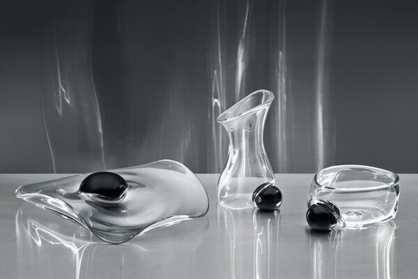 Silhouette Vase H36 cm klar