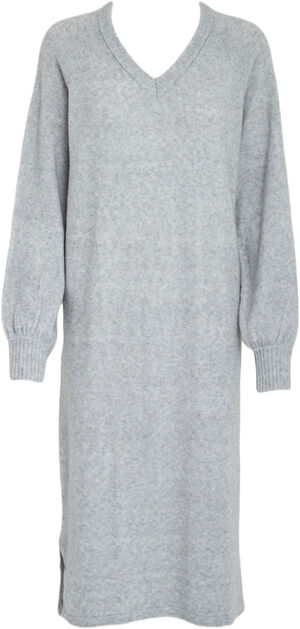 Lilliane V-Neck Midi Knit Dress