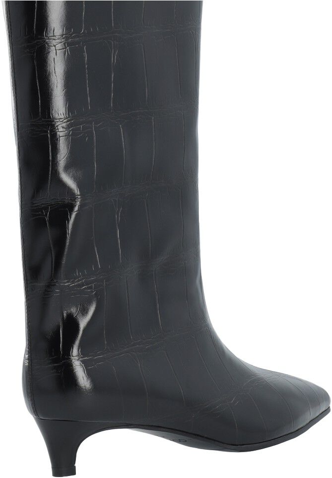 BIAAMELIA Wide Mid Pull On Boot Faux Leather