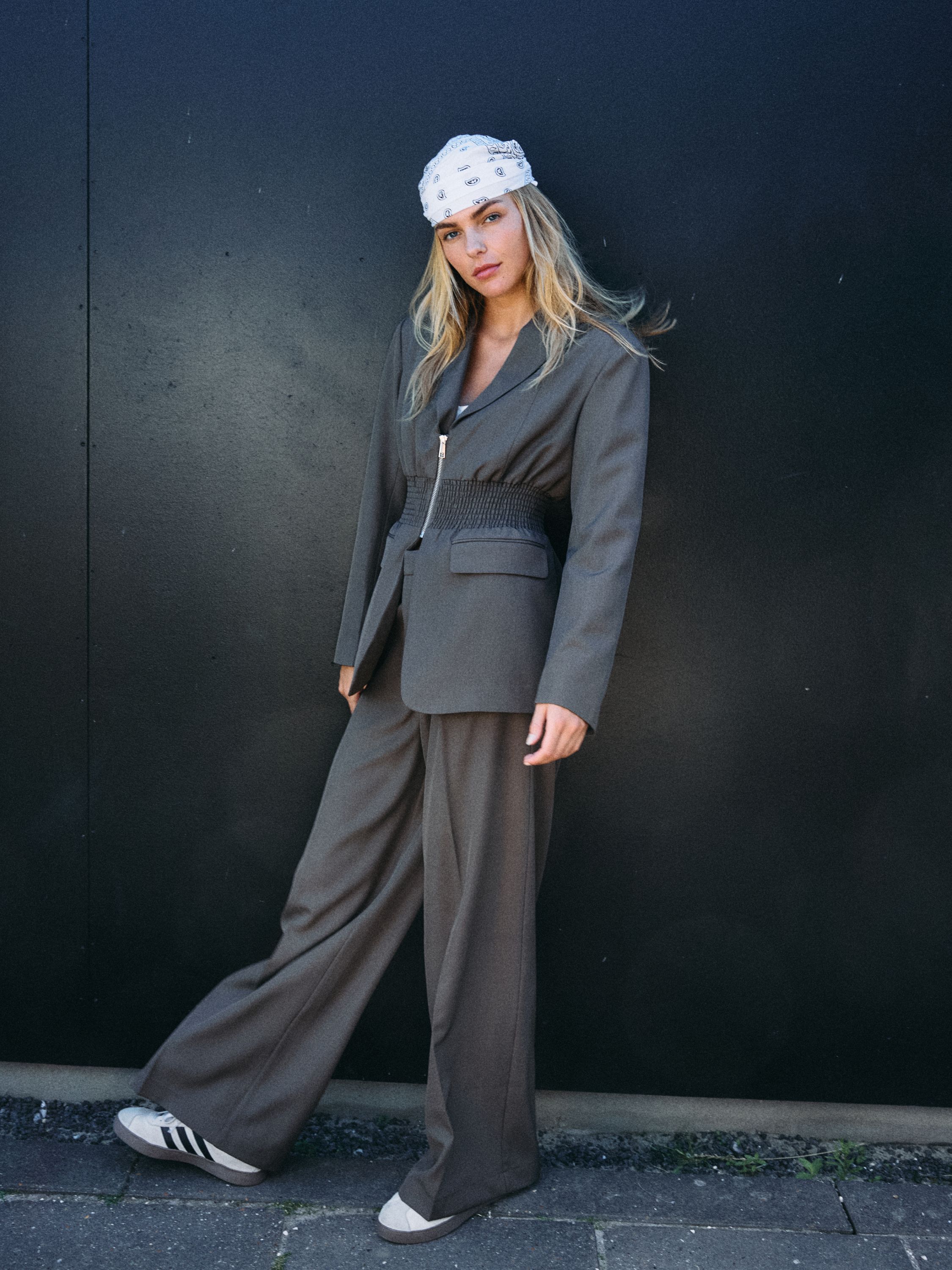 NMIRIS L/S SMOCK FITTED BLAZER