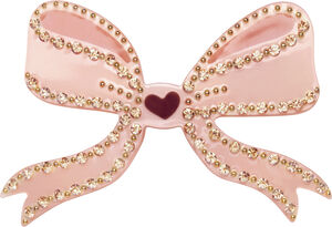 Bow Hair clip Blush
