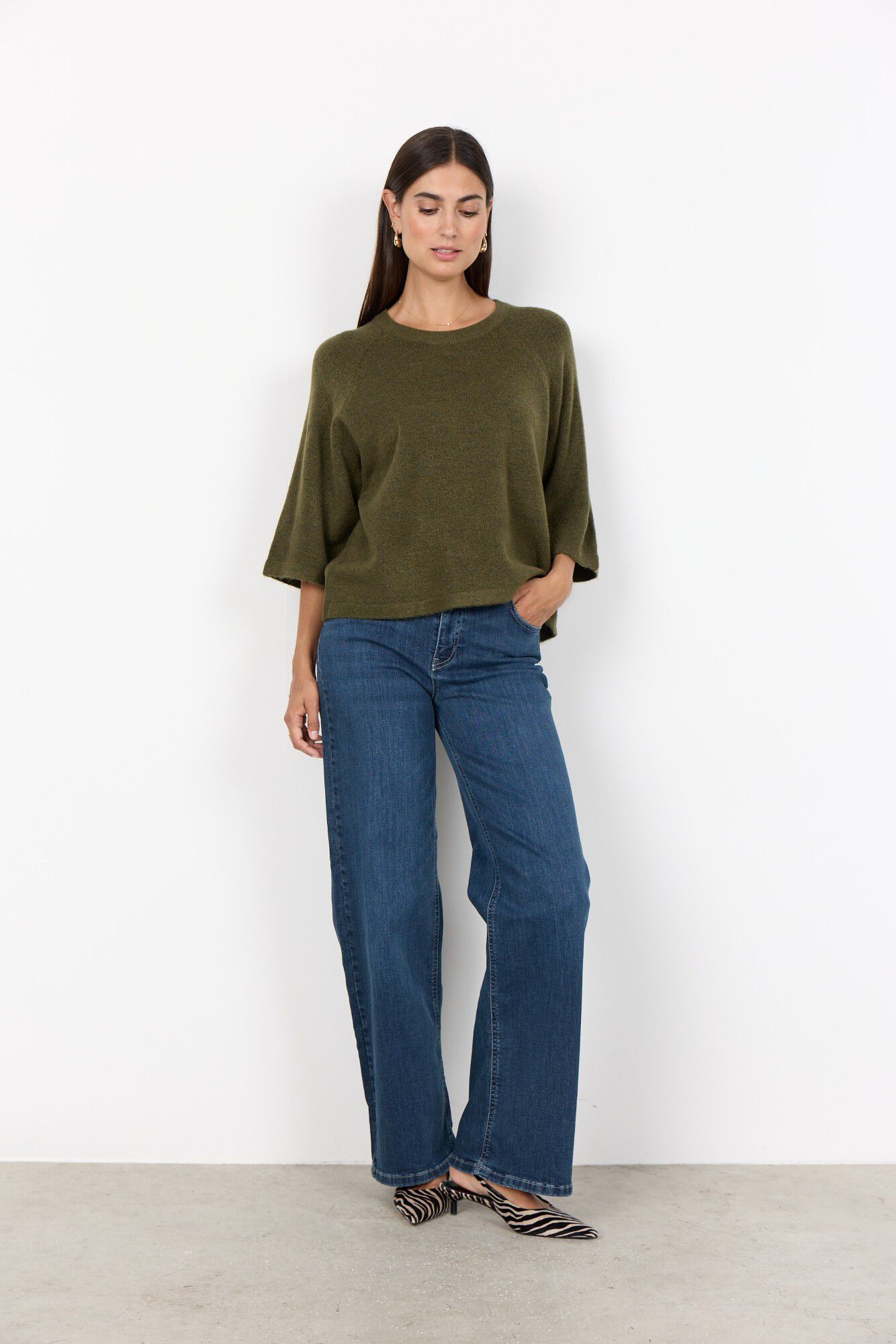 SC-ORLEAN 1 Pullover Oliven