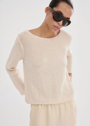 Long-sleeve knitted sweater