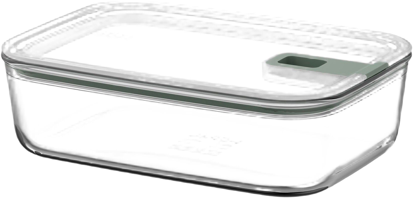 Husholdningsboks EasyClip 1500 ml Nordic sage Glas