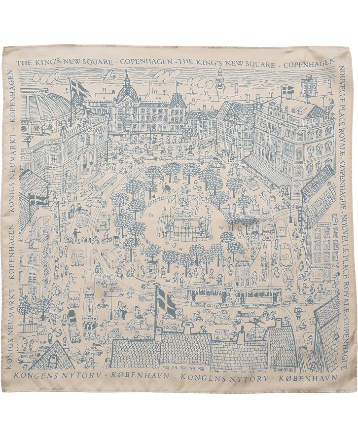 Magasin Iconic Scarf 53x53cm - 100% Silke