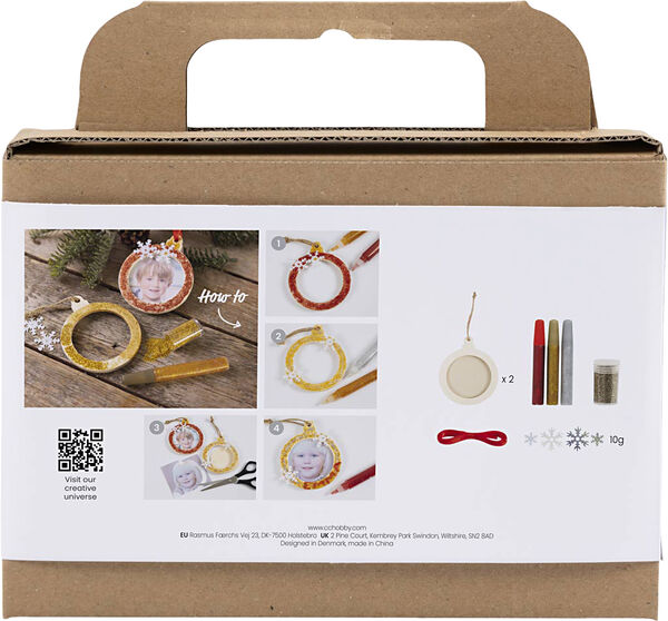 Mini DIY Kit Julepynt, Rammer