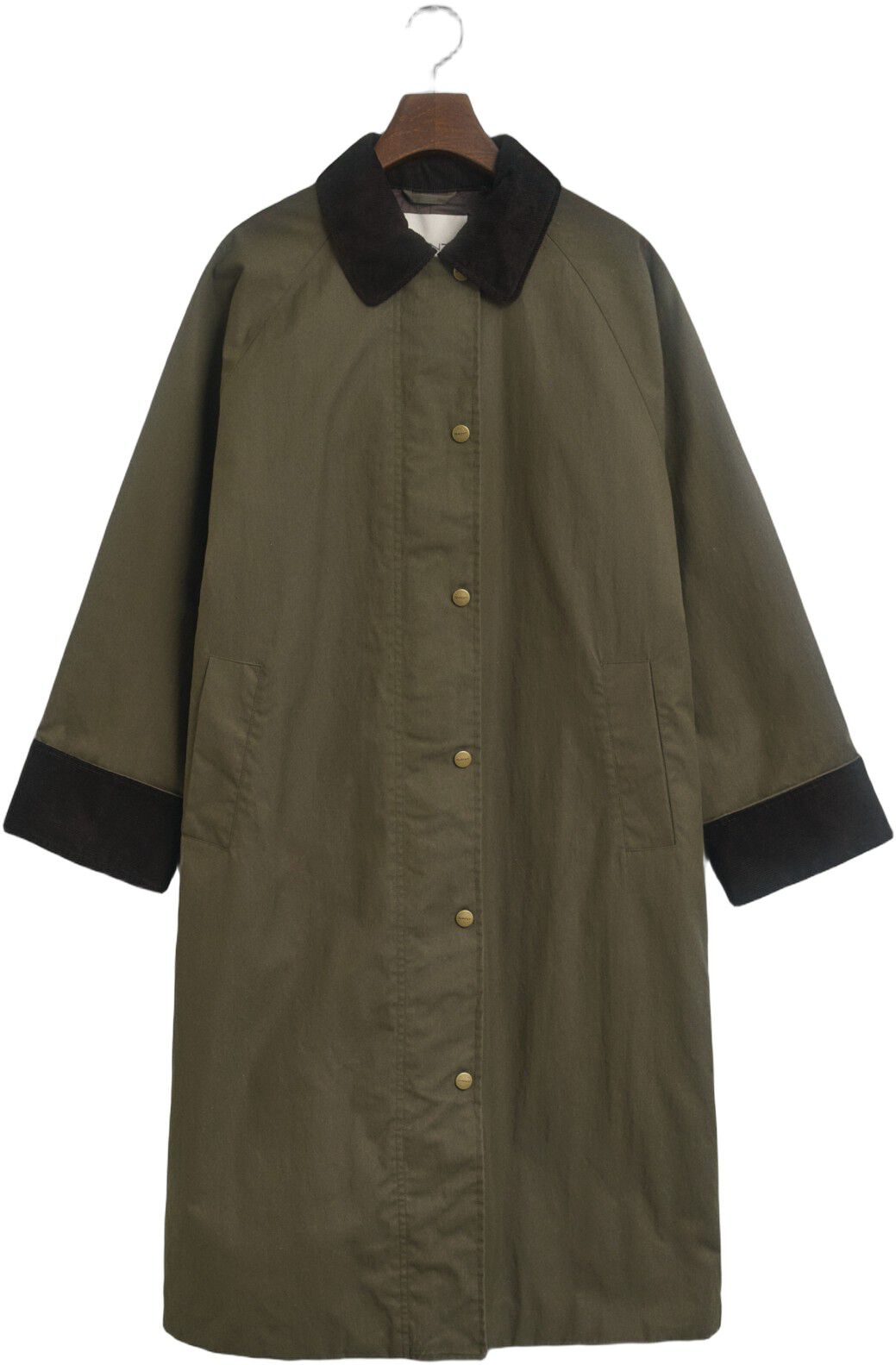 WAXED COTTON RELAXED CAR COAT