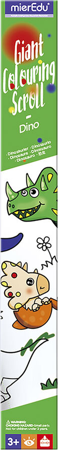 mierEdu - Kæmpebanner til farvelægning - Dinosaurer