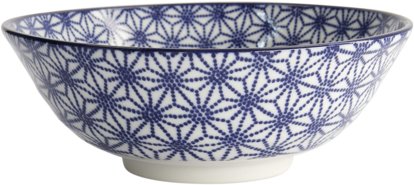 Nippon Blue Soba Bowl 21x7. 8cm 1. 1l Star