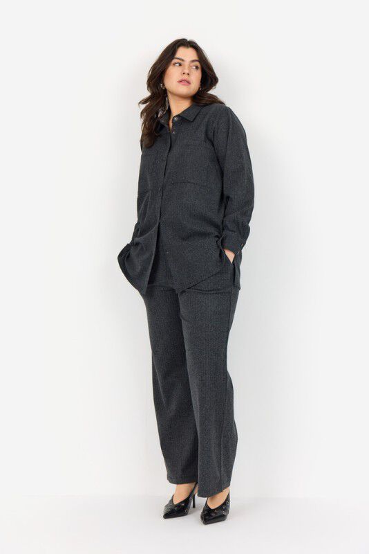 Curvy WA-NOIDA 4 Skjorte M&oslash;rk brun