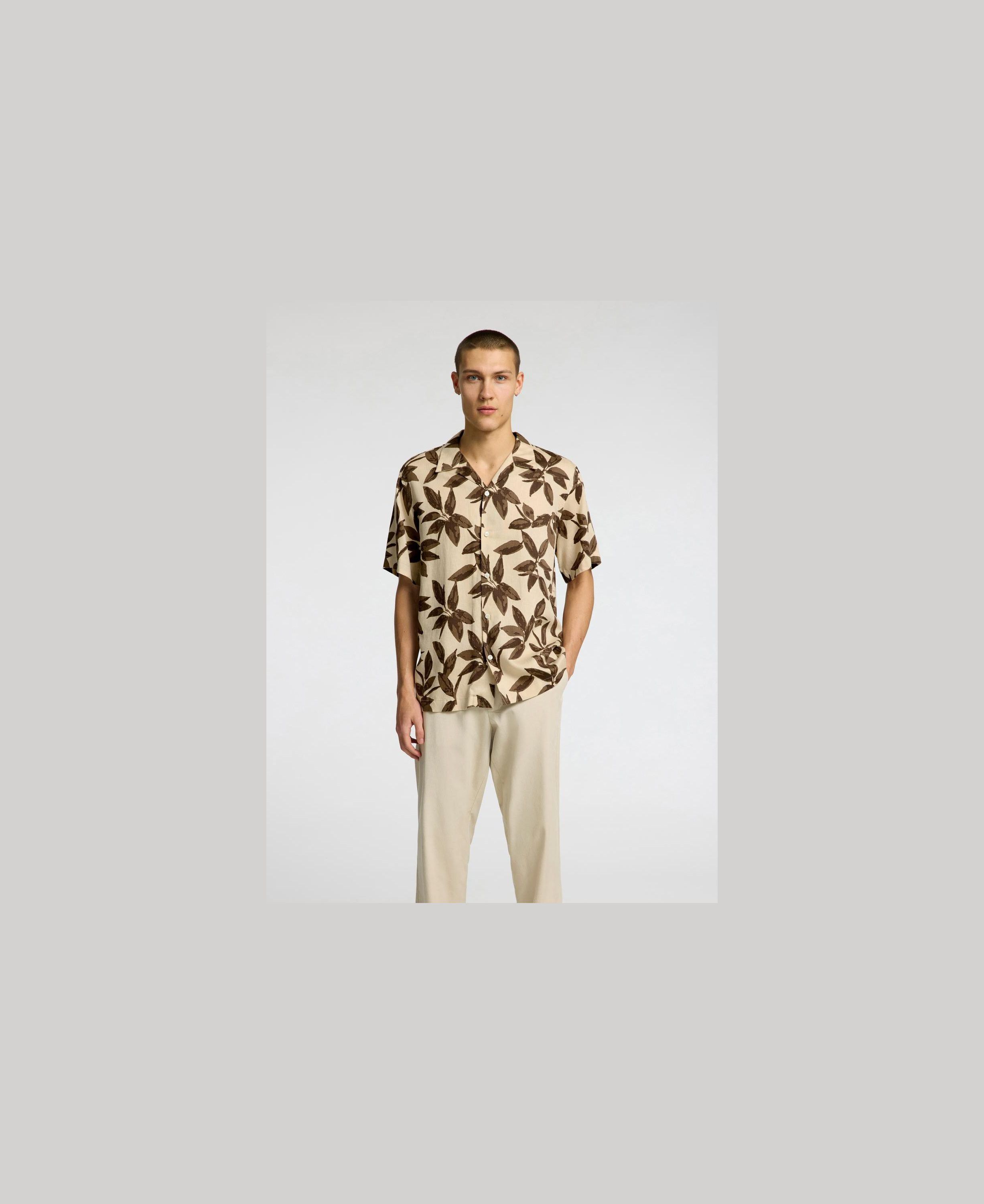 SLHREGNOA MIX SHIRT SS RESORT