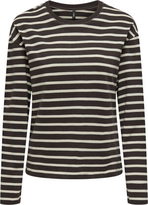 ONLNEW SOPH LIFE L/S O-NECK TOP BOX