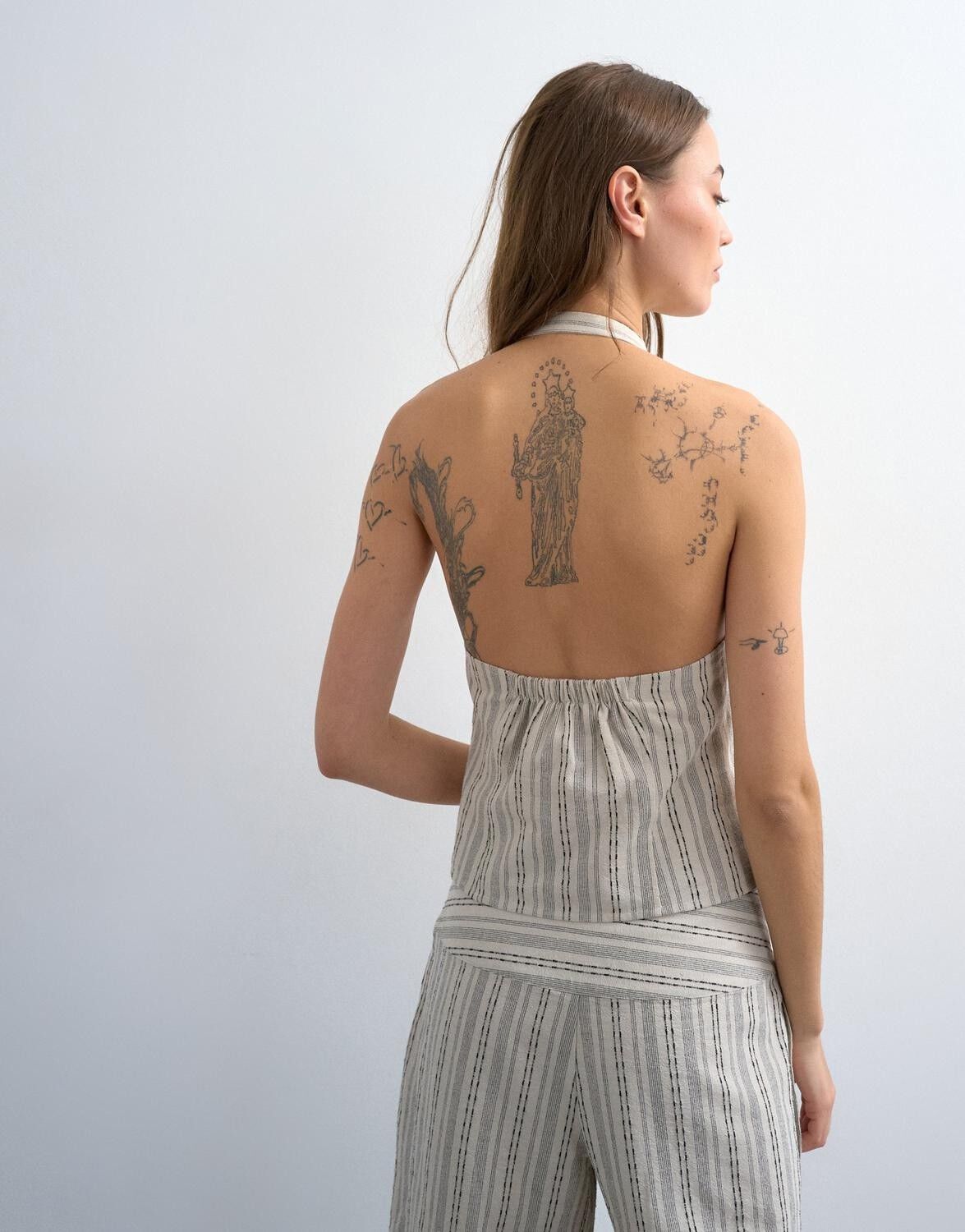 TSFLORA HALTER TOP WVN