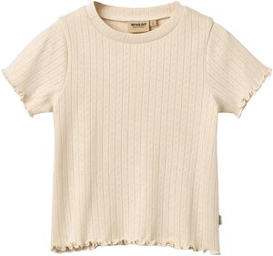 Kort&aelig;rmet Rib T-shirt Irene