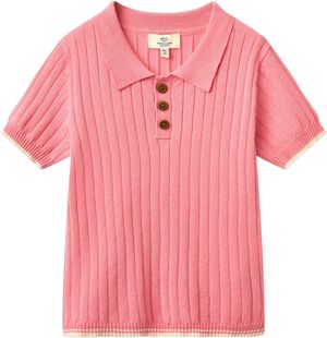 RIB KNITTED POLO