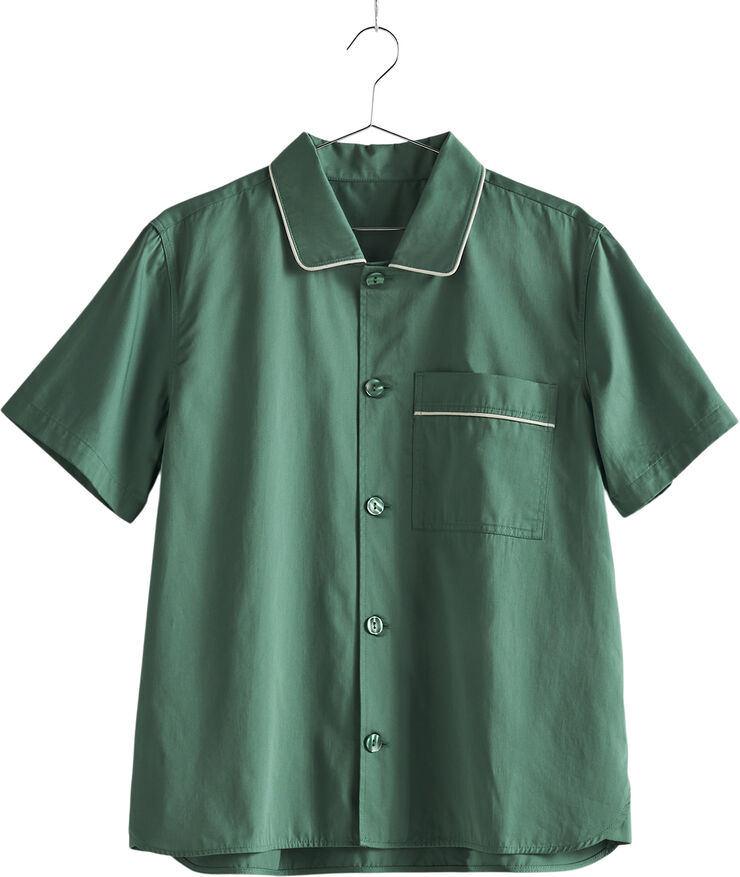 Outline Pyjama S/S Shirt-S/M-Emeral
