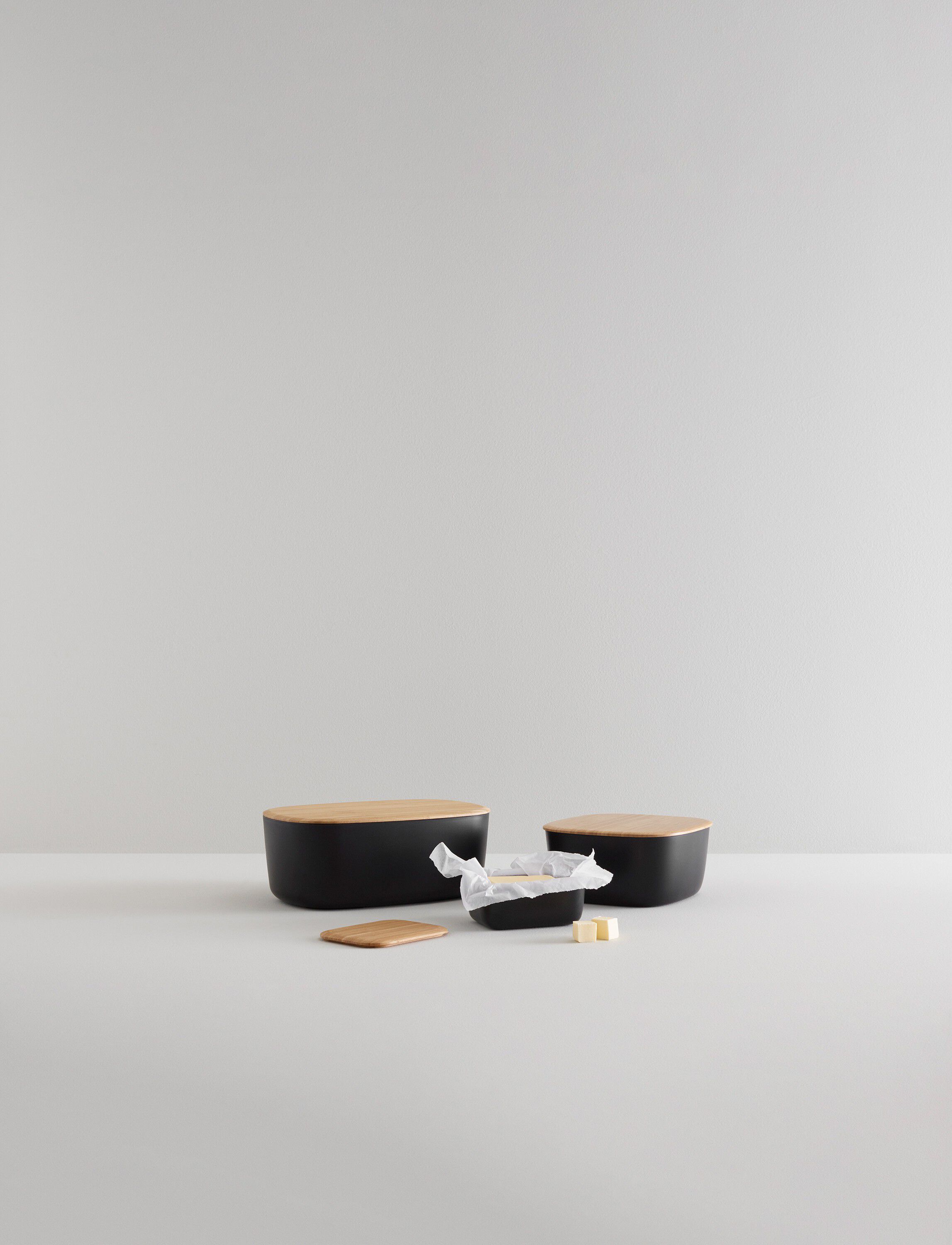 BOX-IT br&oslash;dkasse L 23 cm black