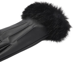 Combined hair gloves