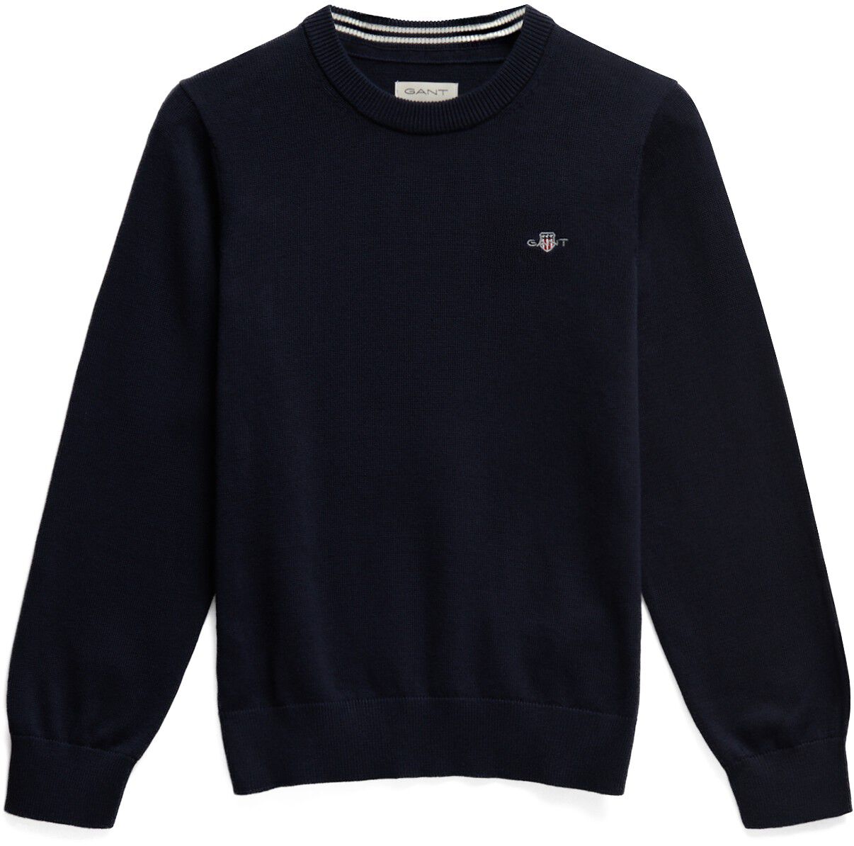 Shield Cotton Crew Neck Sweater