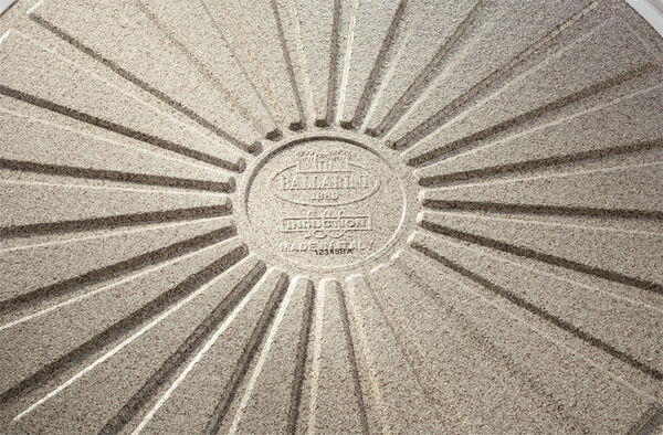 Ledro Wok 28 Beige Rund Aluminium