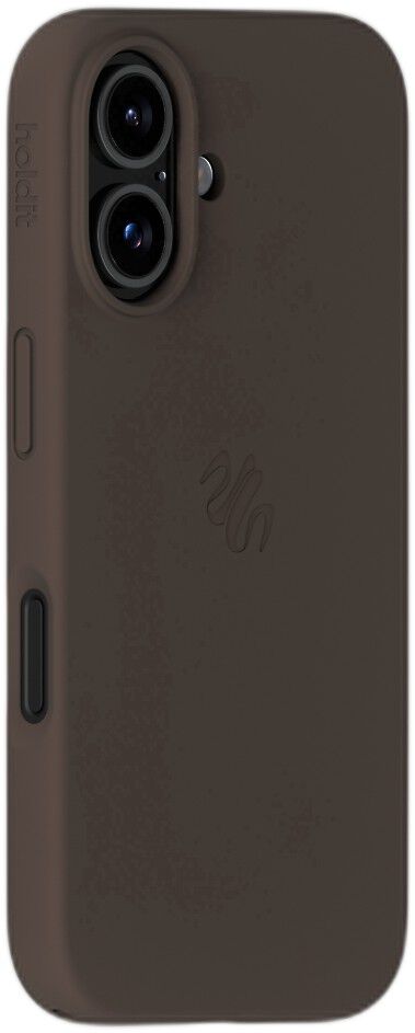 Silicone Case MagSafe Compatible iPhone 16 Chocolate