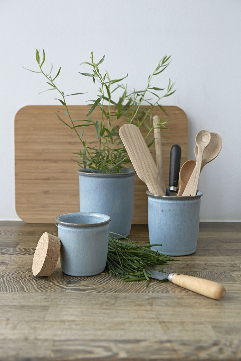 Syltekrukke, soft mint, 3-pak 1 l - 0,5 l - 0,3 l