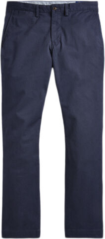 Stretch Straight Fit Washed Chino Pant