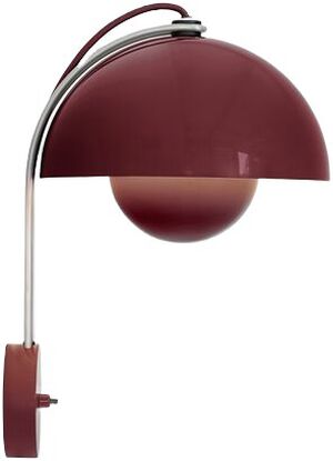 Flowerpot Wall Lamp VP8 Dark Plum