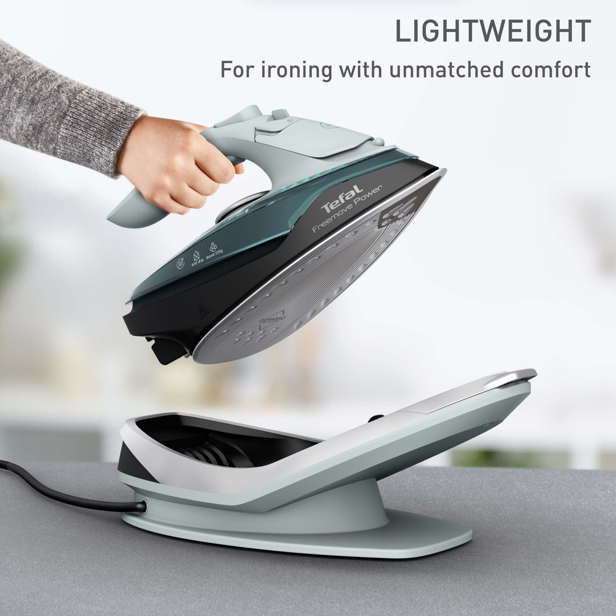 Tefal Freemove Power Grey dampstrygejern, ledningsfrit