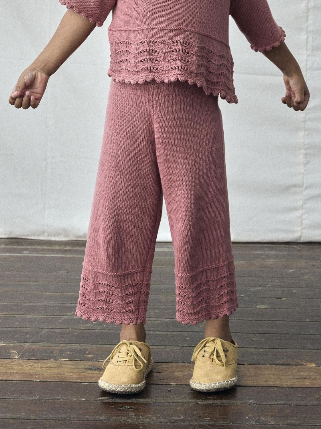 NMFLOLA KNIT ANCLE PANT LIL