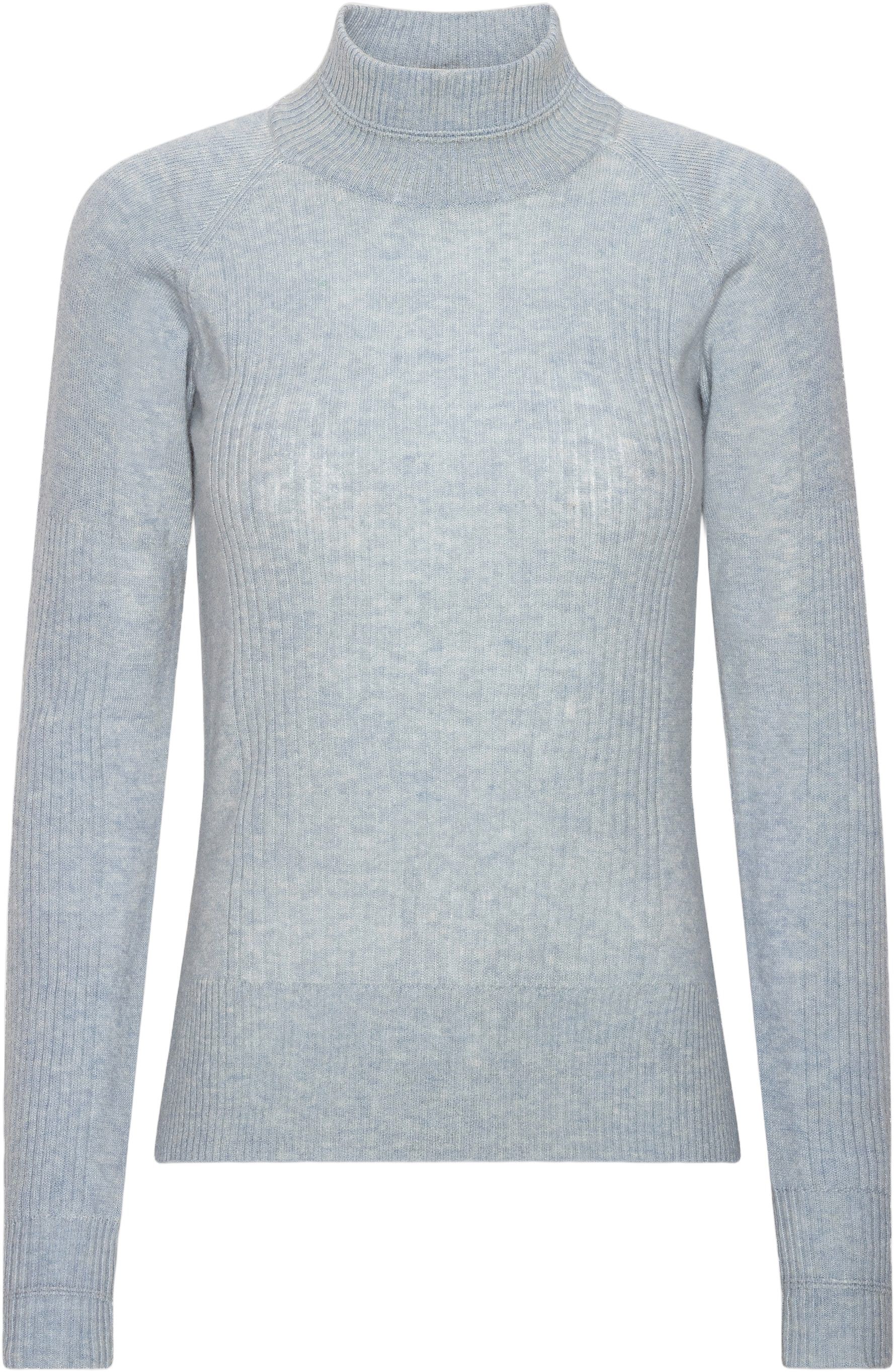 Vilda turtleneck cashmere blend sweater - Clear