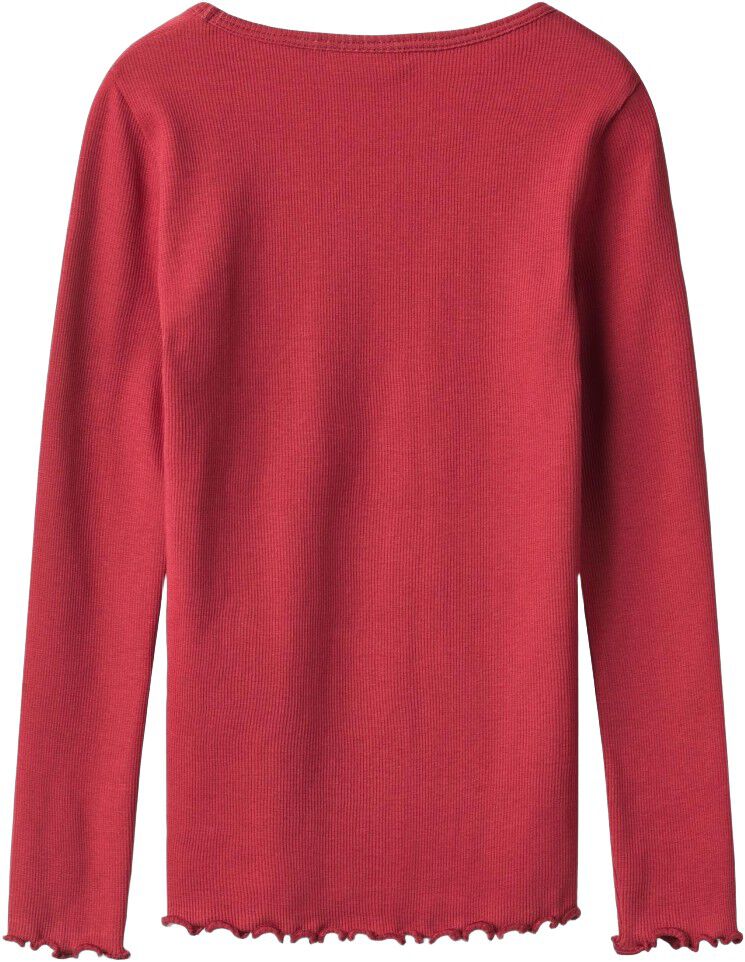 Lang&aelig;rmet Rib T-shirt Ida