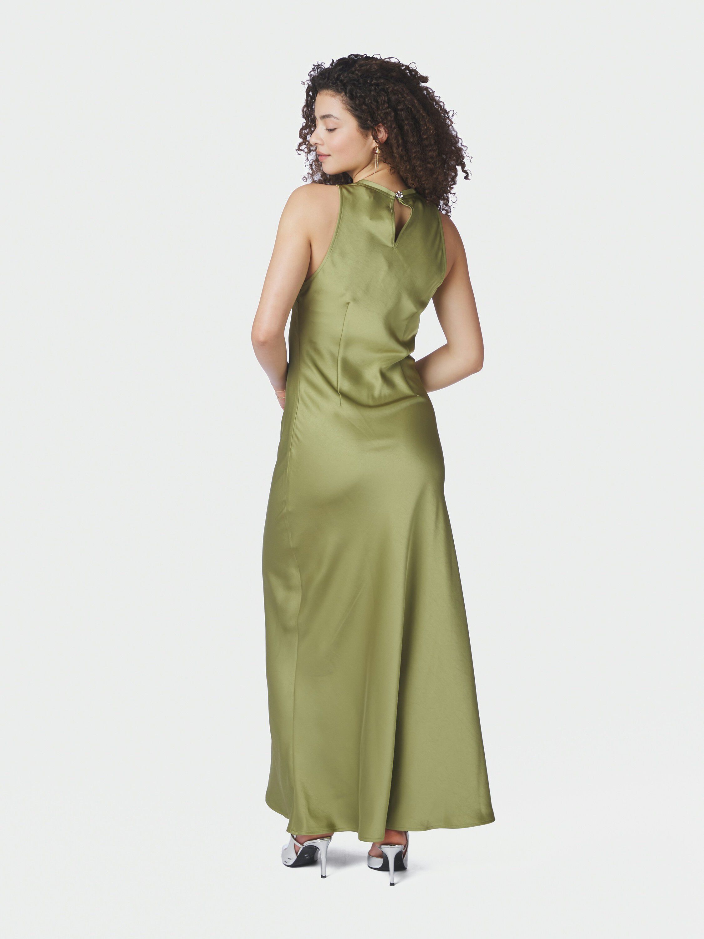 Celinie Heavy Sateen Dress