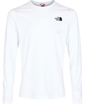 M L/S RED BOX TEE - EU TNF WHITE/TN