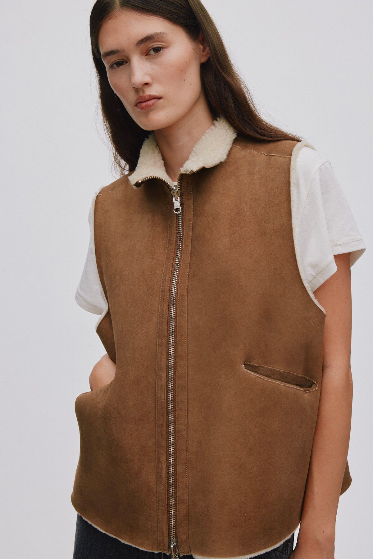 Shearling vest - Channe