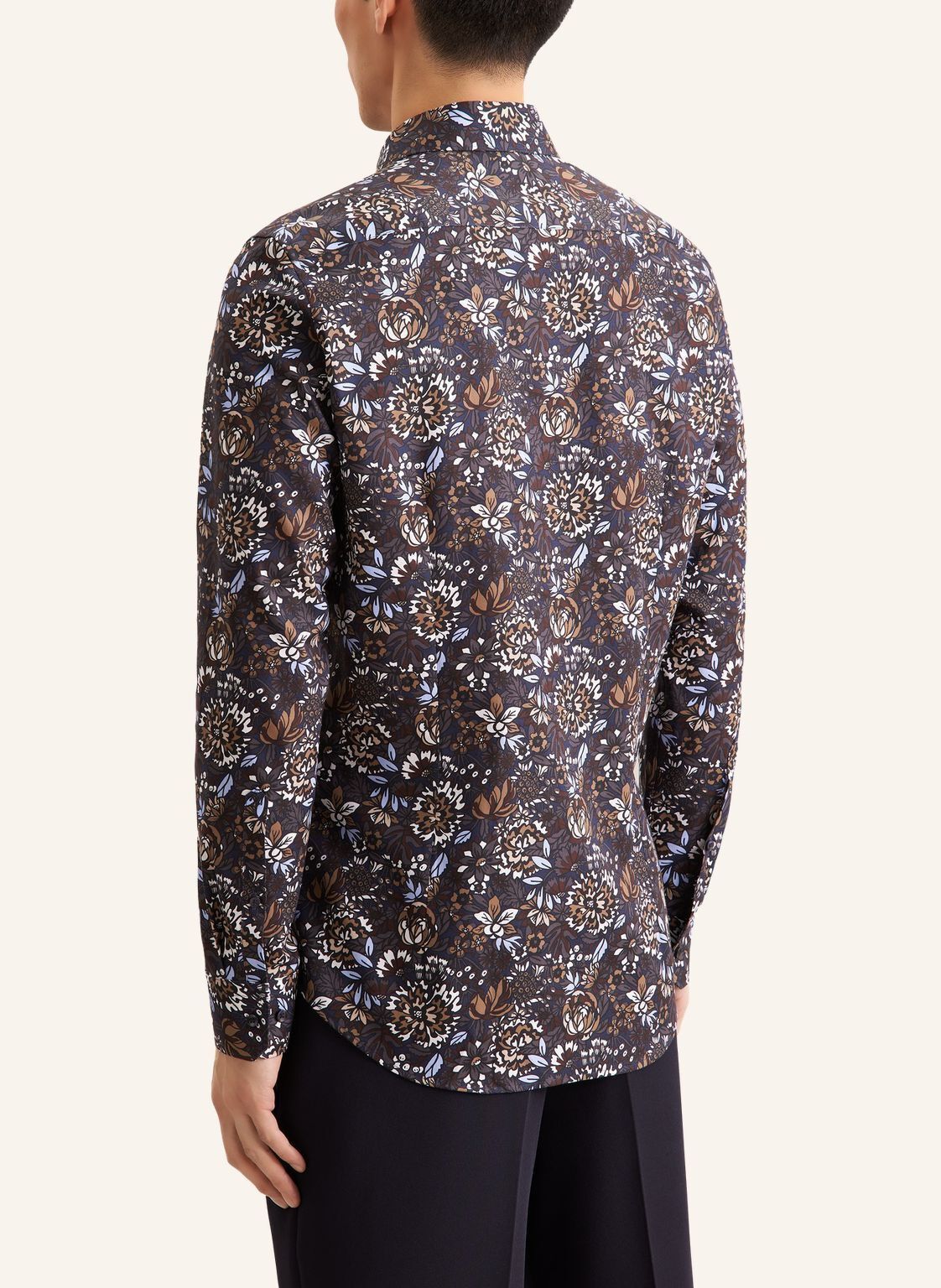 Business shirt Slim 1/1 Kent-Collar Floral