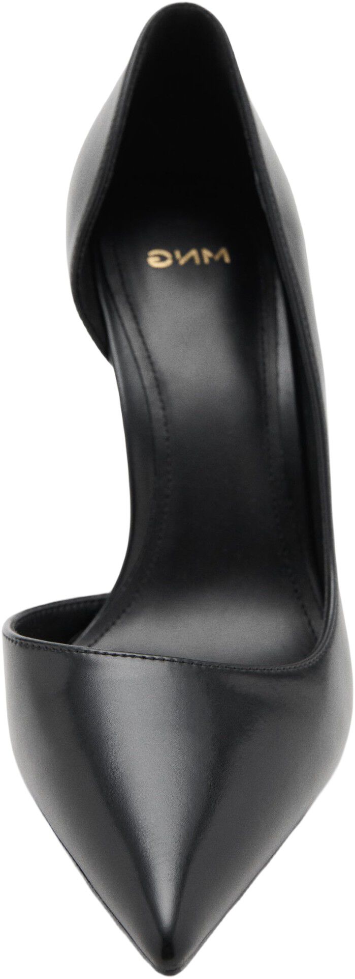 Asymmetrical heeled shoes