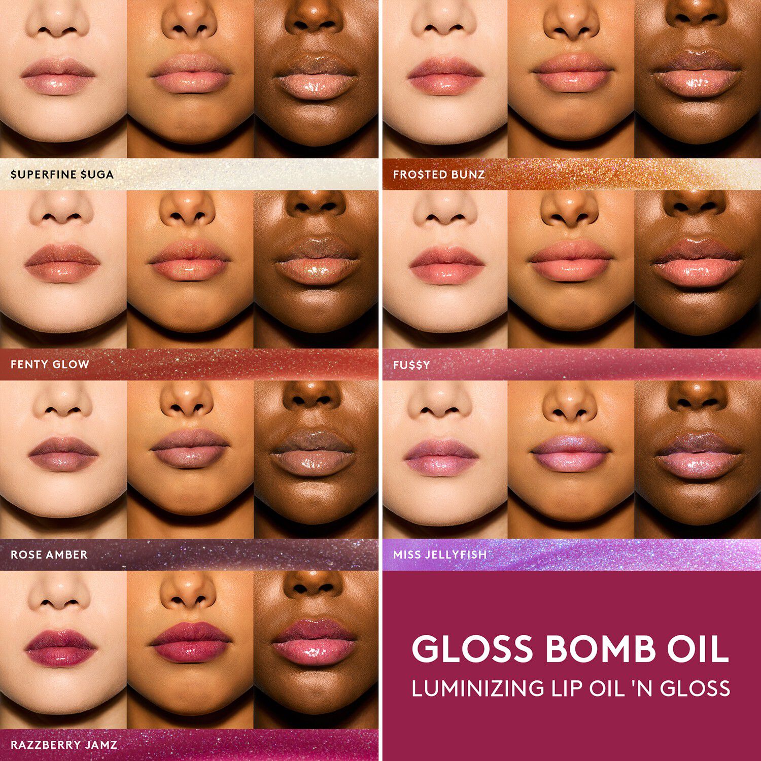 Gloss Bomb Oil - Gloss-olie til l&aelig;berne