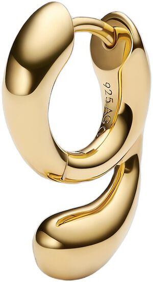Mermaid Splash Huggie Gold