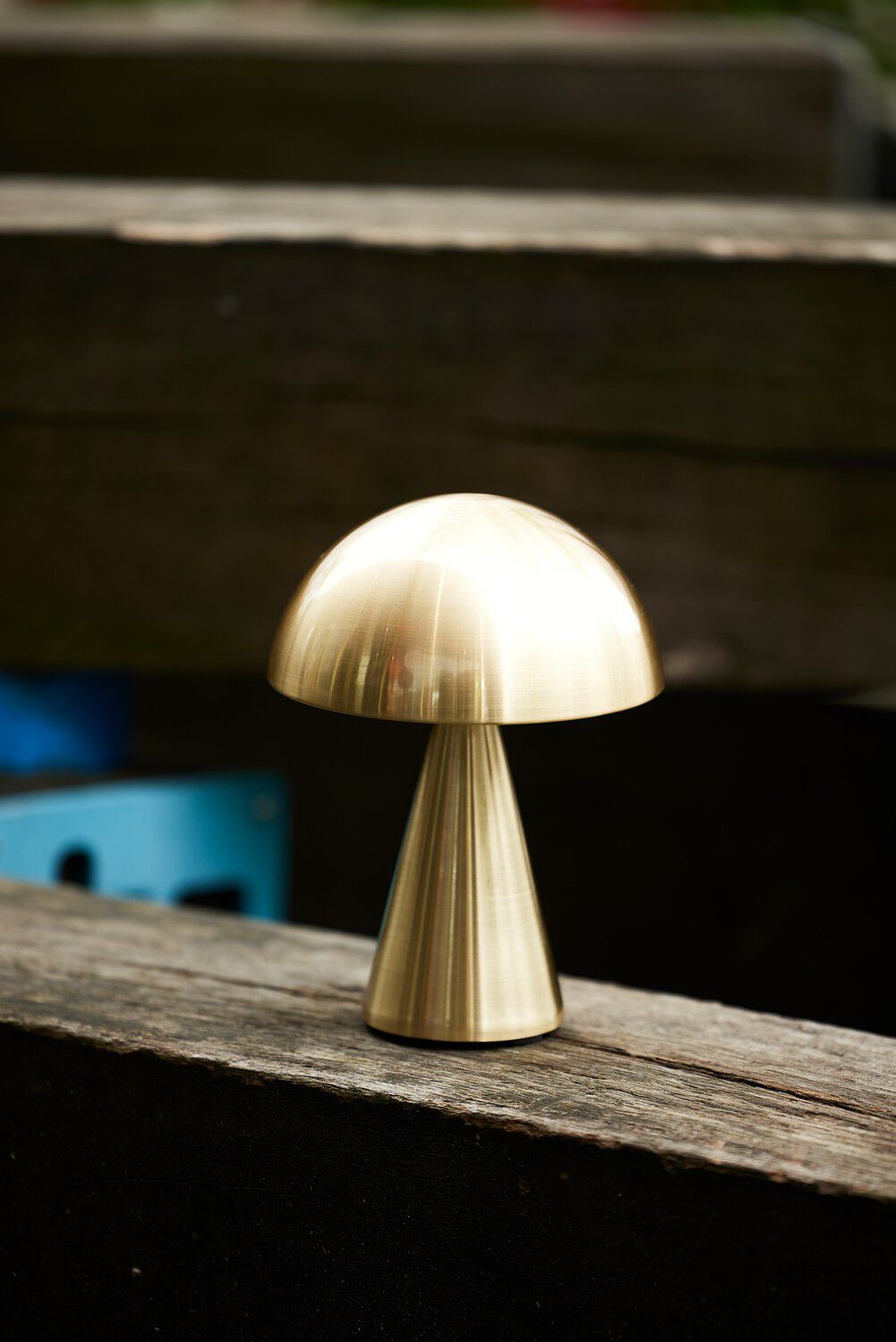 Mush Portable Lamp Brass