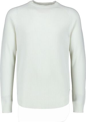 Ribbed L/S o-neck knit
