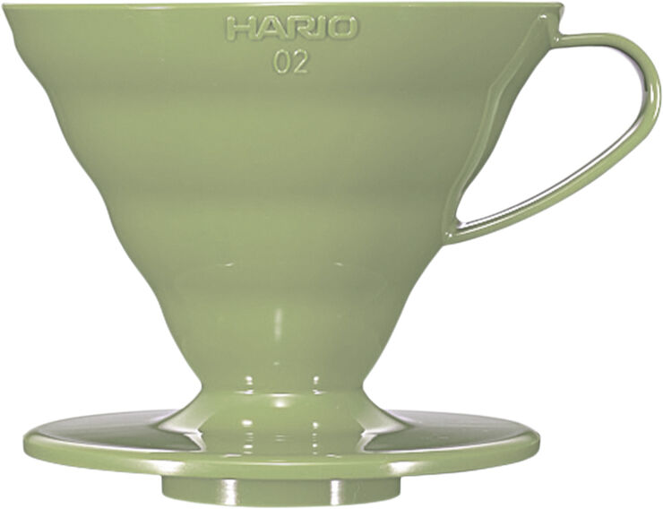 Hario 02 Dripper V60 Ceramic Smokey Green