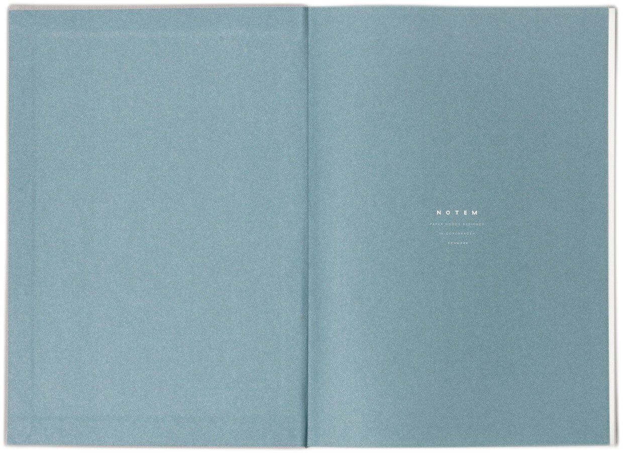 BEA notebook with elastic band